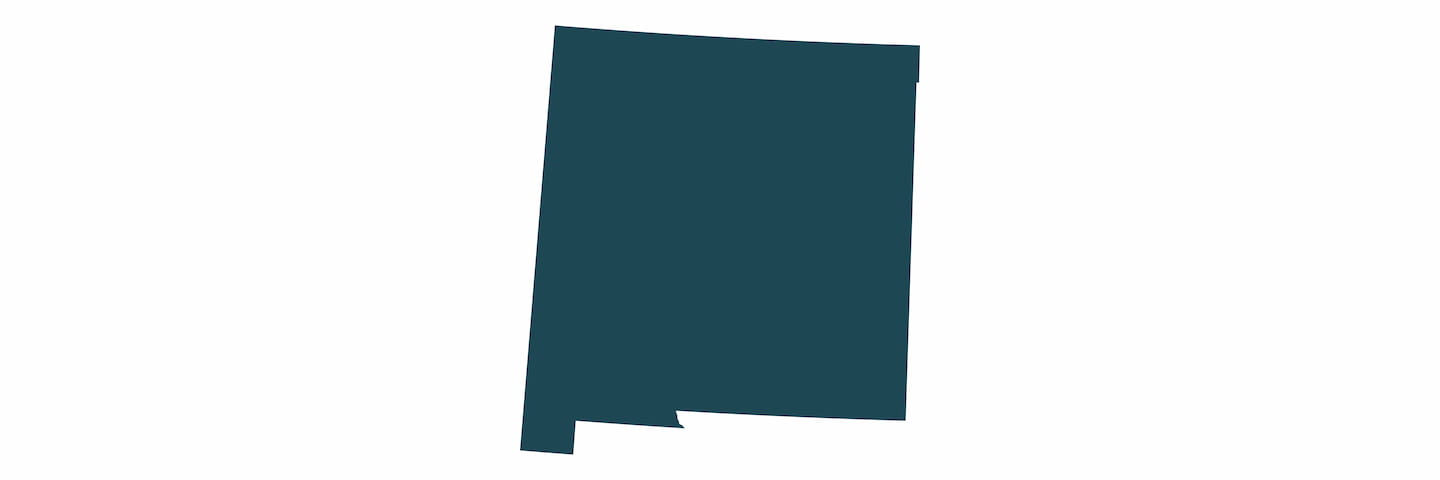 A simple graphic of the state of Mississippi, depicted in a solid dark teal color with no additional details or markings.